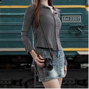 Шейный ремень SmallRig 5057 Universal Braided Shoulder Strap Серый