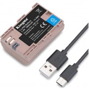 Аккумулятор KingMa LP-E6 USB Type-C