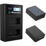 2 аккумулятора Powerextra NP-W126 + зарядное устройство