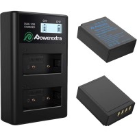 2 аккумулятора Powerextra NP-W126 + зарядное устройство