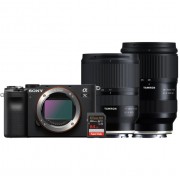 Фотоаппарат Sony a7C Body черный + Tamron 17-28mm + 28-75mm + SanDisk SDXC 64GB