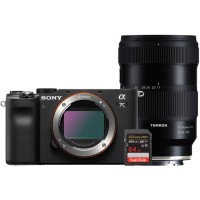Фотоаппарат Sony a7C Body черный + Tamron 17-50mm + SanDisk SDXC 64GB
