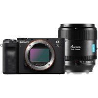 Фотоаппарат Sony a7C Body черный + Sirui Aurora 85mm f/1.4 FF AF Sony FE