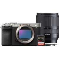 Фотоаппарат Sony a7C II Body серебристый + Tamron 17-28mm + SanDisk SDXC 64GB