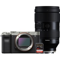 Фотоаппарат Sony a7C Body серебристый + Tamron 35-150mm + SanDisk SDXC 64GB