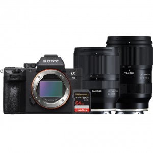 Фотоаппарат Sony a7 III Body + Tamron 17-28mm + 28-75mm + SanDisk SDXC 64GB