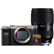 Фотоаппарат Sony a7C Body серебристый + Tamron 28-75mm G2 + Exascend SDXC 64GB