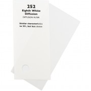 Фолиевый фильтр Chris James 252 1/8th White Diffusion бело-серый рассеивающий