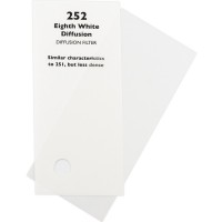 Фолиевый фильтр Chris James 252 1/8th White Diffusion бело-серый рассеивающий