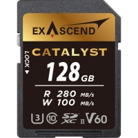 Карта памяти Exascend SDXC Catalyst UHS-II V60 (280/100 MB/s) 128GB