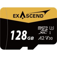 Карта памяти Exascend microSDXC Catalyst UHS-I V30 (175/150 MB/s) 128GB