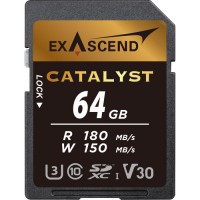 Карта памяти Exascend SDXC Catalyst UHS-I V30 (180/150 MB/s) 64GB