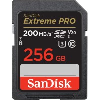 Карта памяти SanDisk SDXC Extreme Pro UHS-I V30 (200/90 Mb/s) 256Gb